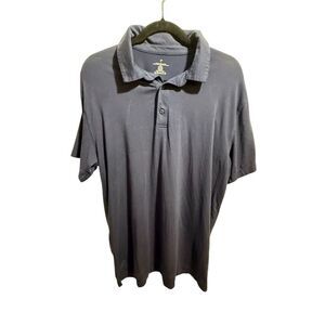 Fabletics Men's Short Sleeve Polo Shirt Gray Size L Casual
